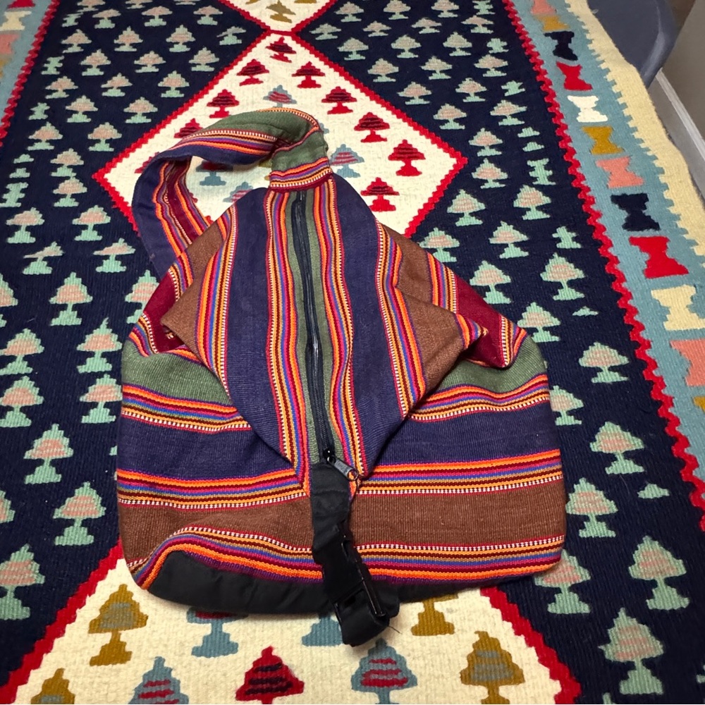 Las Manos Handwoven Sling Boho Bag made in Guatemala
